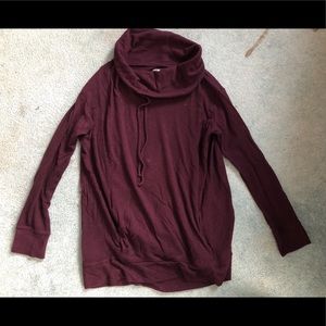 Aerie Cowl Neck Plush Sweatshirt